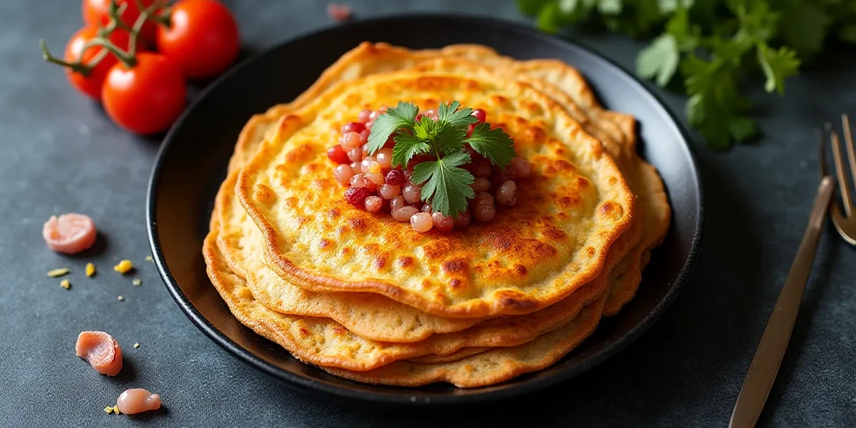 Detailed close-up of food at Tortillas de Harina de Guatemala: Sabor y Tradición Caribeña - Gastronomía