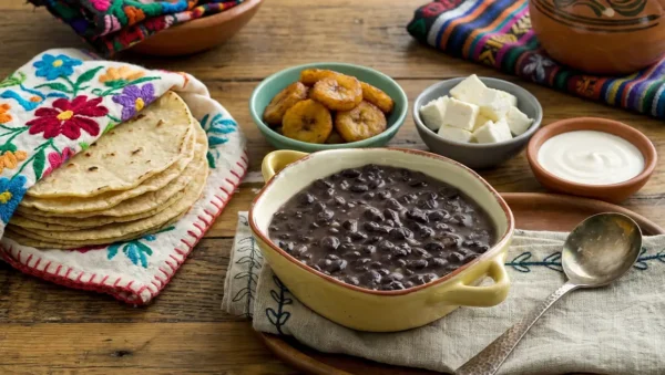 Authentic Guatemalan Black Bean Recipe: Frijoles Volteados & Sopa