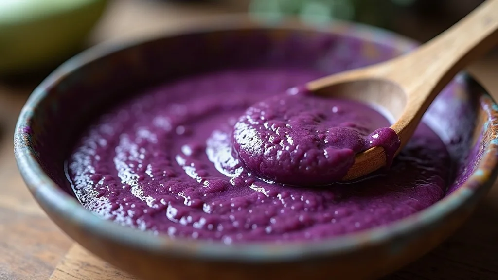 Authentic cooking technique and preparation for Authentic Atol Shuco Guatemalteco Recipe (Fermented Purple Corn Drink)