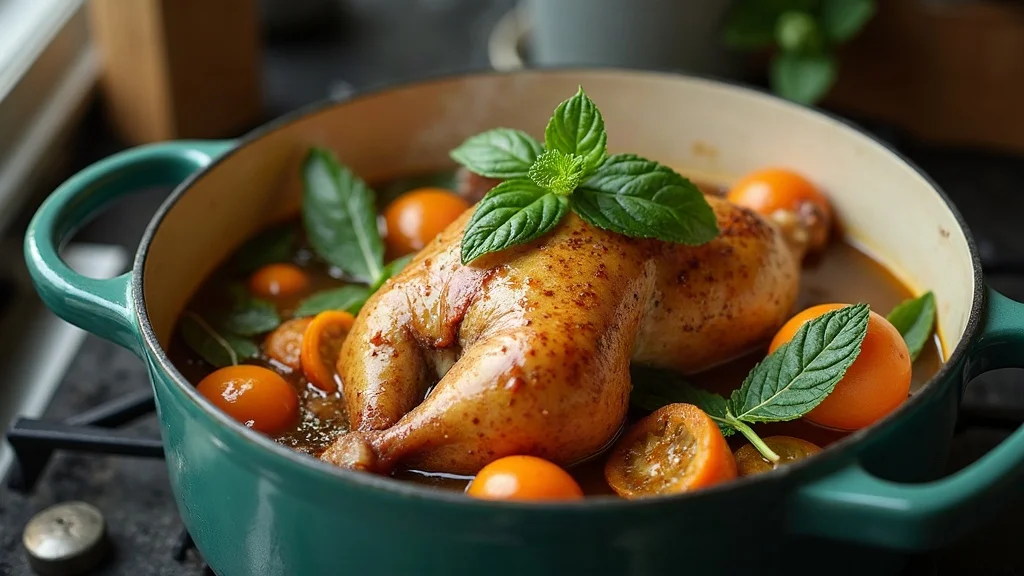 Authentic cooking technique and preparation for Caldo de Gallina Criolla