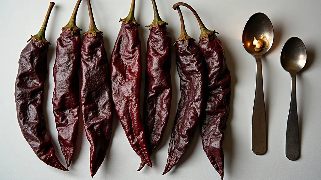 Traditional raw ingredients for Chile Pasa Guatemalteco