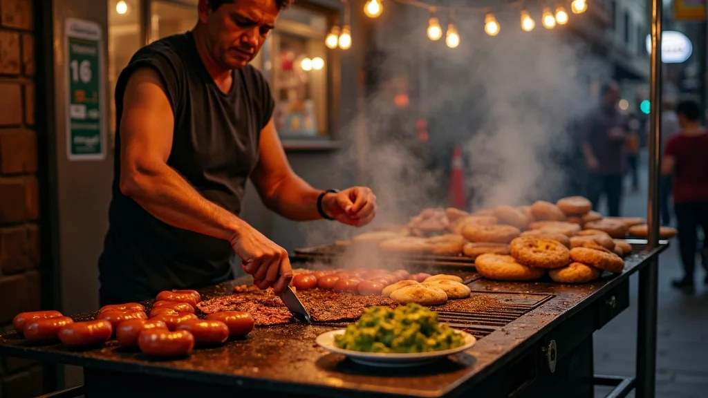 Authentic cooking technique and preparation for Guatemalan Street Food