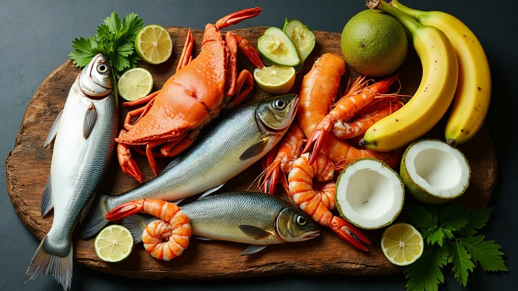 Traditional raw ingredients for Tapado de Livingston