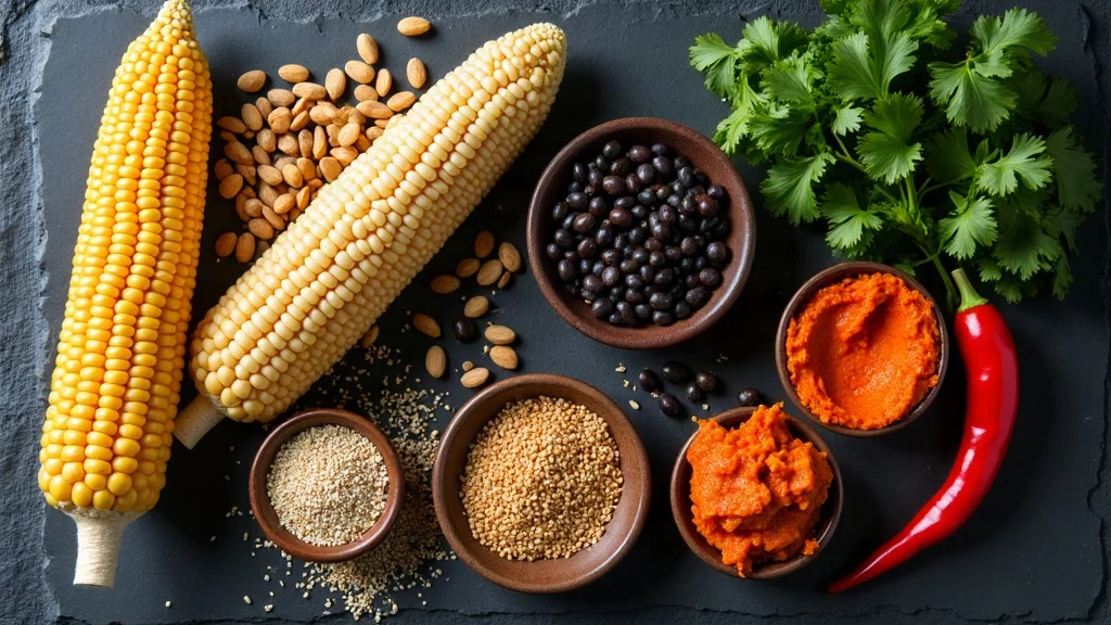 Traditional raw ingredients for What Is Guatemalan Food? History, Mayan Roots & Iconic Dishes
