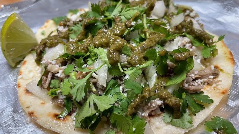 Interior de Lane's Quickie Tacos